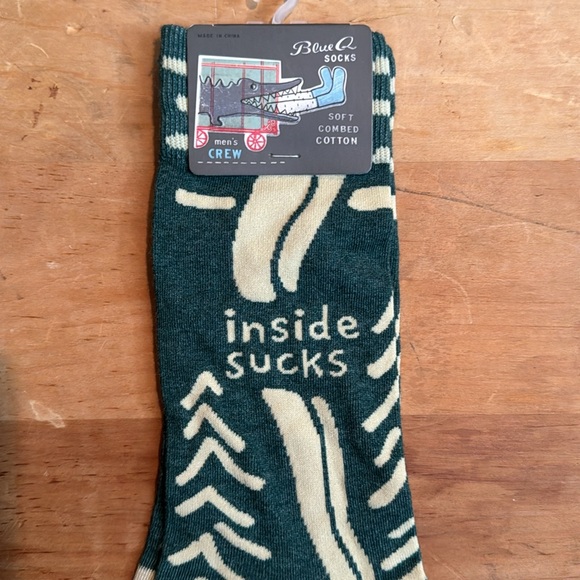 Blue Q - Men’s Crew Socks - Picture 2 of 4